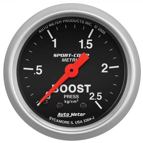 Autométer Sport-Comp Bost 0-2,5 bar