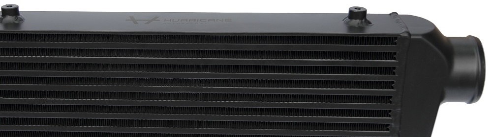 Hurricane Intercooler Negro 3" Conexiones (78 cm de ancho)