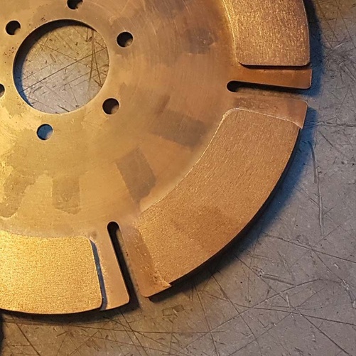 Tenaci 184mm 6-puck 7,2mm Sinter Clutch Disc (cobre) BMW 22/28,6
