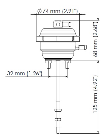TurboSmart Borg Warner Wastegate (B1)