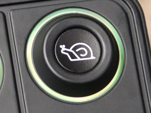 Baja velocidad, icono puede teclado.