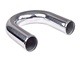 Tubo de aluminio de 180 ° 3" pulido