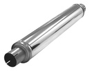 Silenciador de escape Tubex 2,5" (63mm) universal Inoxidable