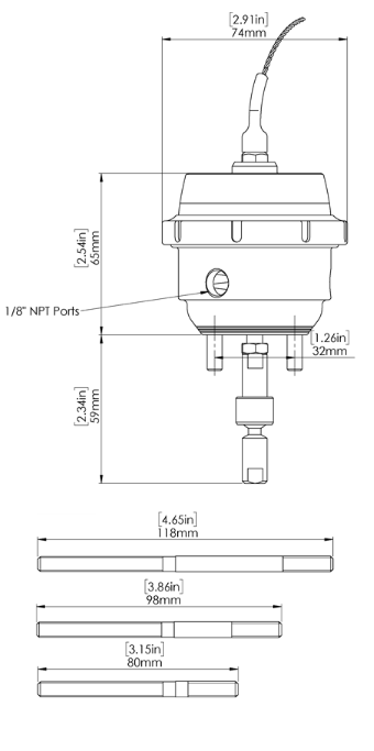 TurboSmart Wasegate interno Borg Warner Efr