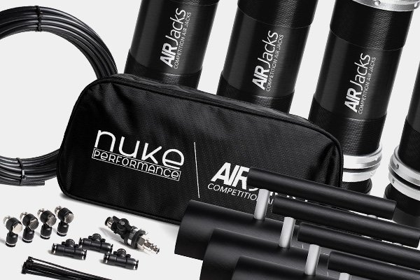 Air Jack 90 Conjunto completo de la competencia 2pc, 8 bar / 120 psi