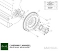 PMC Flywheel BMW M50 S50 M52 S52 M54 S54 - BMW N54 GS6-53BZ - 240mm 7150g/15.76lb