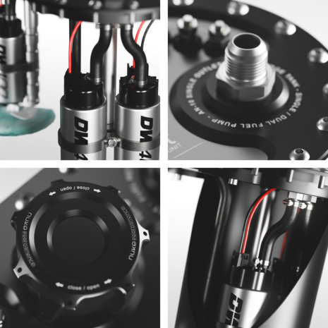 NUKE 80L Alu Fuel Cell con tanque de compensación integrado