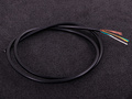 Cable blindado (4 núcleos) negro
