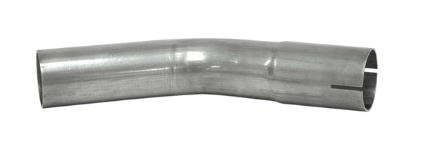 Tubo de escape doblado 30 ° 3,5" Inoxidable (89mm)