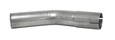 Tubo de escape doblado 30 ° 1 3/4" Inoxidable (44,5mm)